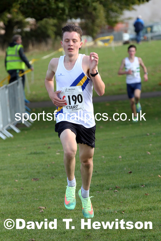 Mens under-17s Northern Cross Country Relays, Graves Park, Sheffield. Photo: David T. Hewitson/Sports for All Pics